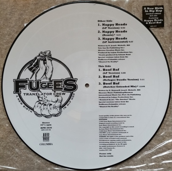 Fugees - Nappy Heads / Boof Baf | Ruffhouse Records (XPR 2036) - 2