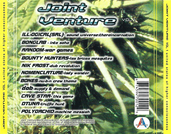 last ned album Various - Joint Ventures United States Of Higher Consciousness Vol1