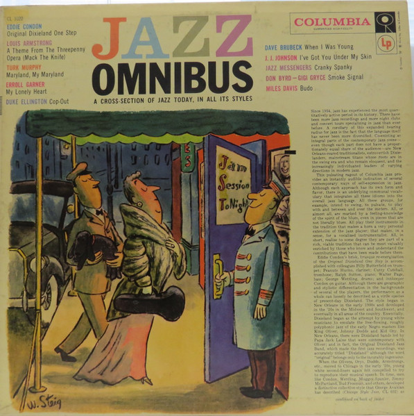 Jazz Omnibus (1957, Bridgeport Pressing, Vinyl) - Discogs