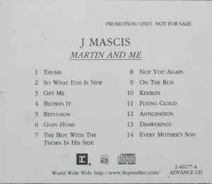 J Mascis – Martin And Me (1996, CD) - Discogs