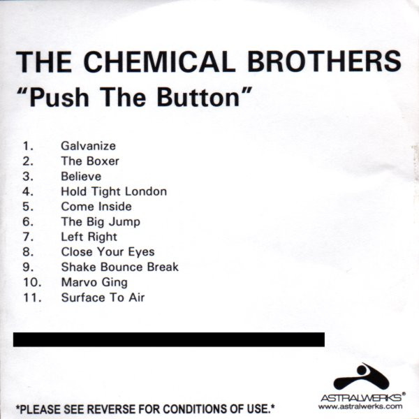 The Chemical Brothers – Push The Button (2005, CD) - Discogs