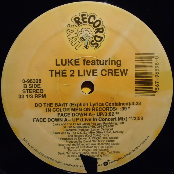 baixar álbum Luke Featuring The 2 Live Crew - Do The Bart