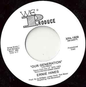 Ernie Hines - Our Generation album cover