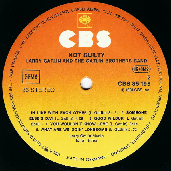 descargar álbum Larry Gatlin And The Gatlin Brothers - Not Guilty