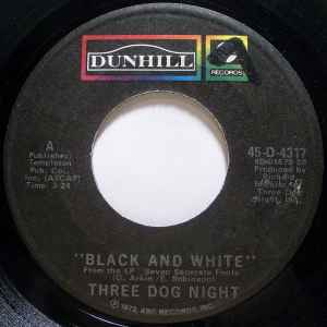 Three Dog Night - Black And White album cover