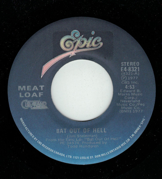 Meat Loaf - Hell Can Wait - Rare MINT Italian Import CD-NYC 1993 Bat Out Of  Hell 724354260827