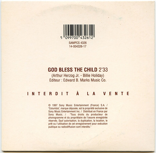 Album herunterladen Tony Bennett Duo Avec Billie Holiday - God Bless The Child