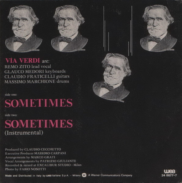 descargar álbum Via Verdi - Sometimes