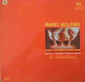 Ravel, Charles Munch, Boston Symphony Orchestra – Bolero (Vinyl) - Discogs