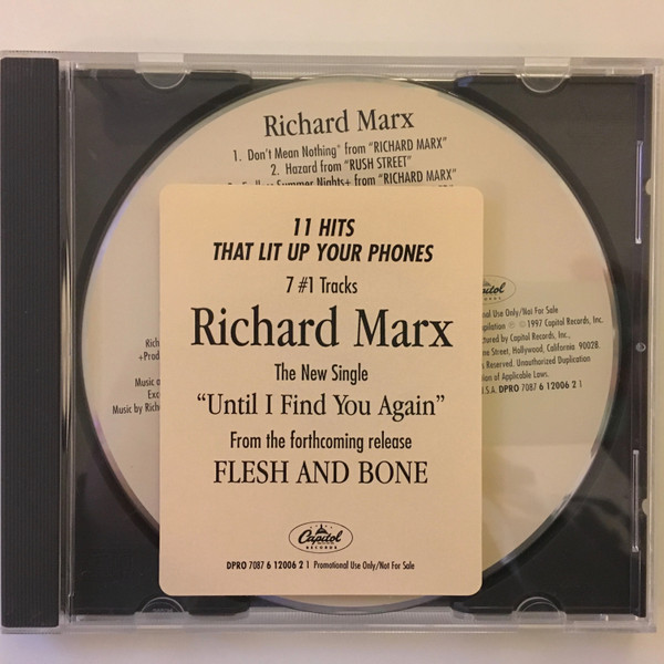 Album herunterladen Richard Marx - 11 Hits That Lit Up Your Phones 7 1 Tracks