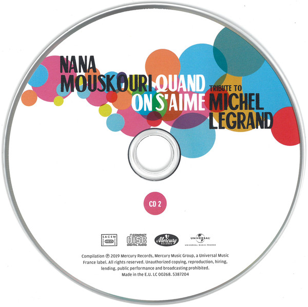 Album herunterladen Nana Mouskouri - Quand On Saime Tribute To Michel Legrand