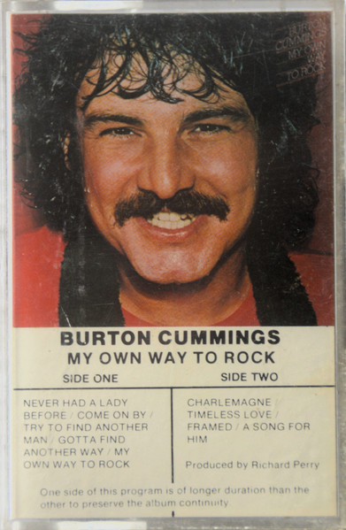 Burton Cummings My Own Way To Rock 1977 Dolby System Black