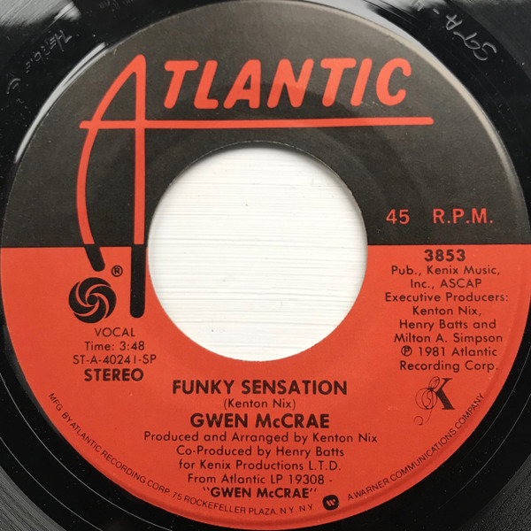 Gwen McCrae – Funky Sensation (1981, SP - Specialty Pressing