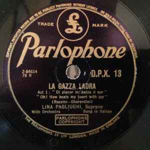 Lina Pagliughi - La Gazza Ladra album cover