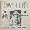 New Order - Live In London July 1981