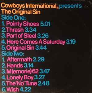 Cowboys International - The Original Sin album cover