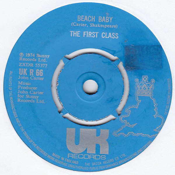 The First Class - Beach Baby | Releases | Discogs