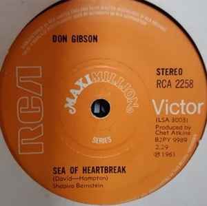Don Gibson - Sea Of Heartbreak album cover