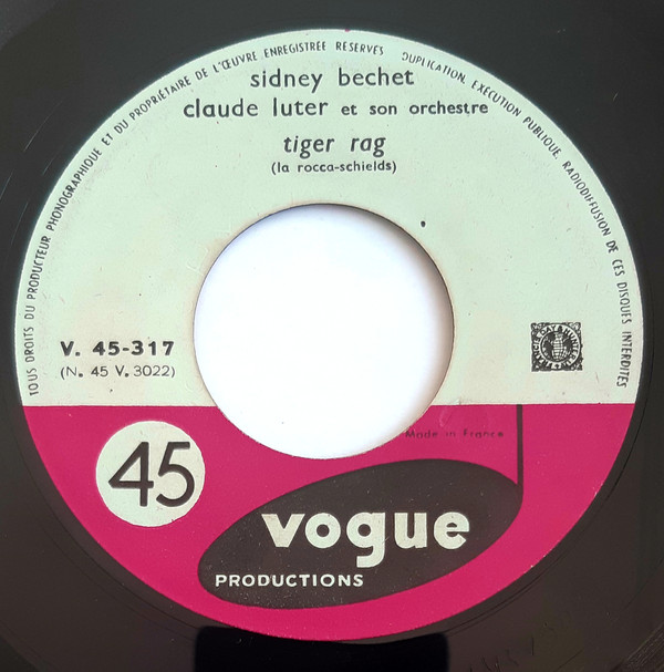 lataa albumi Sidney Bechet, Claude Luter Et Son Orchestre - Tiger Rag Francis Blues