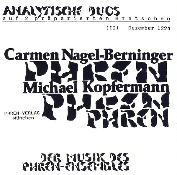 baixar álbum Phren - Analytische Duos II Dezember 1994