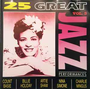 25 Great Jazz Performances Vol. 3 (CD) - Discogs