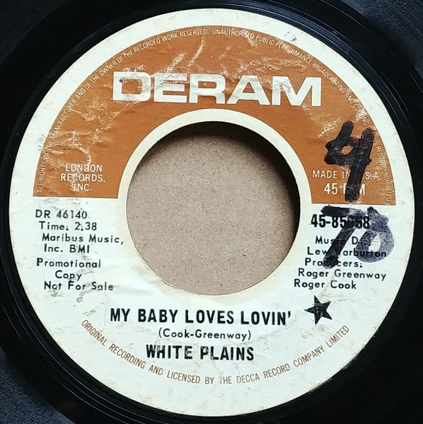 White Plains - My Baby Loves Lovin' | Releases | Discogs