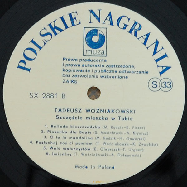 baixar álbum Tadeusz Woźniakowski - Szczęście Mieszka W Tobie