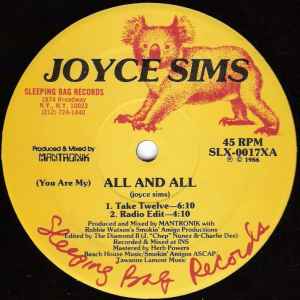 (You Are My) All And All - Joyce Sims