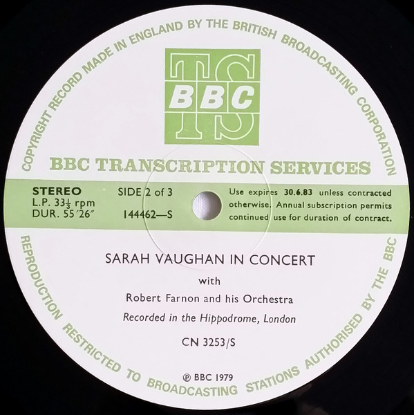 last ned album Download Sarah Vaughan With Robert Farnon And His Orchestra - Sarah Vaughan In Concert album