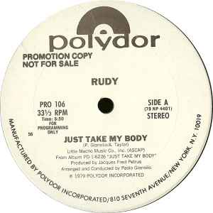 Just Take My Body - Rudy