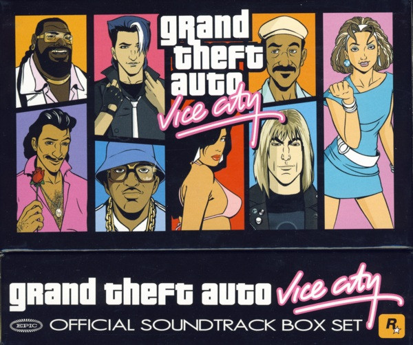 Grand Theft Auto Vice City Official Soundtrack Box Set (2002, CD 
