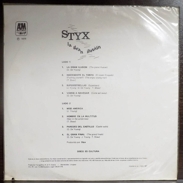 télécharger l'album Styx - La Gran Ilusión The Grand Illusion