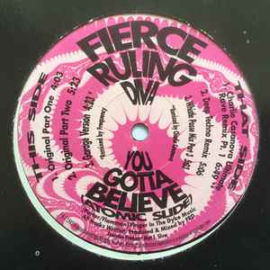 Fierce Ruling Diva - You Gotta Believe (Atomic Slide) album cover