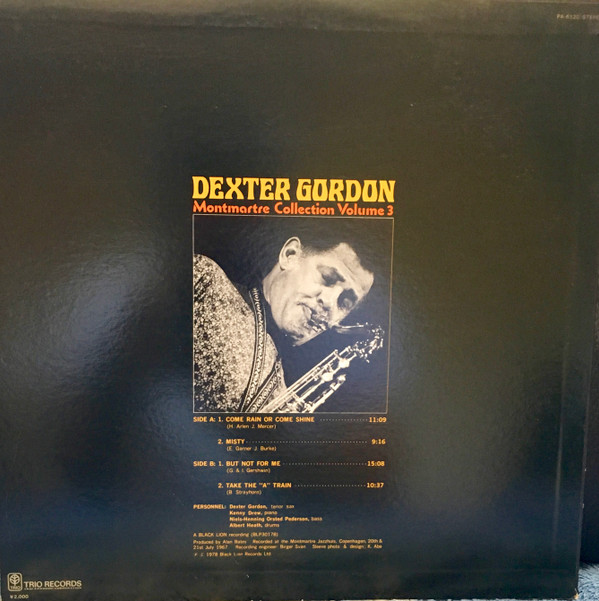 baixar álbum Dexter Gordon - Montmartre Collection Volume 3