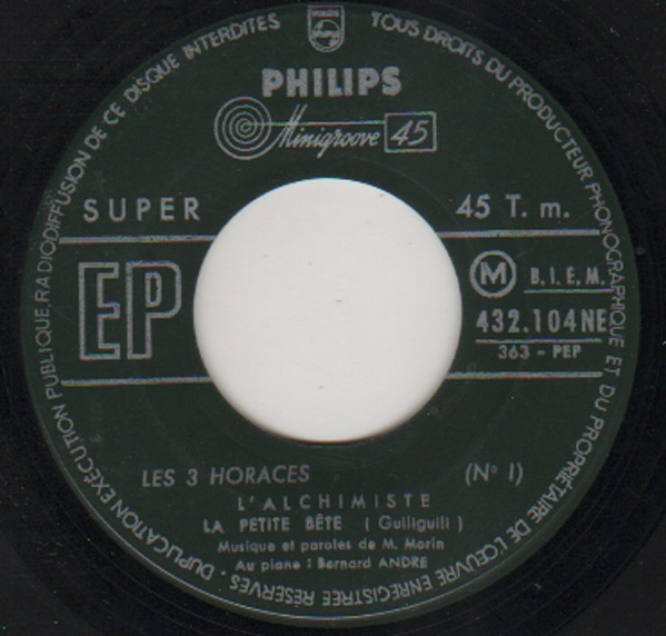 Album herunterladen Les 3 Horaces - 1 LAlchimiste
