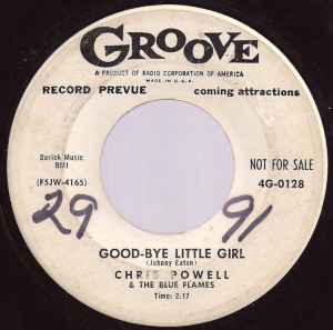 Chris Powell And The Five Blue Flames - Good-Bye Little Girl / Chinatown album cover