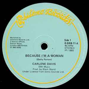 Carlene Davis - Because I'm A Woman album cover