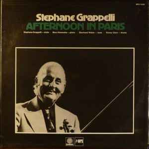 Stéphane Grappelli - Afternoon In Paris album cover