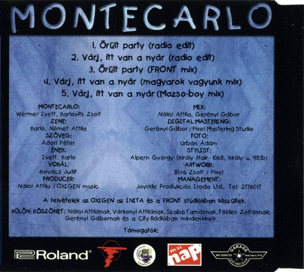 descargar álbum Montecarlo - Őrült Party
