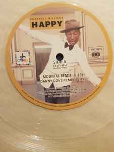 Pharrell Williams – Happy (2014, Yellow/Green Transparent, Vinyl