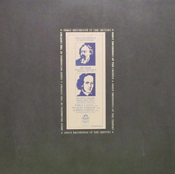 Brahms / Mendelssohn - Pablo Casals