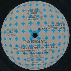 Paresys - Parallax album cover