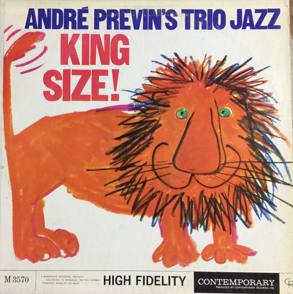 Andr Previn S Trio Jazz King Size Vinyl Discogs