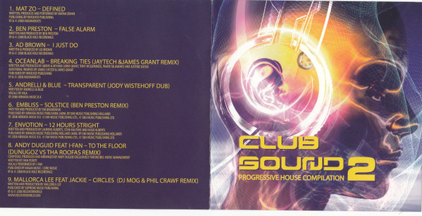 Album herunterladen Various - Club Sound 2 Progressive House Compilation