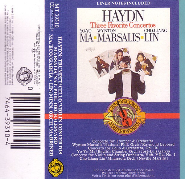 Haydn / Yo-Yo Ma □ Wynton Marsalis □ Cho-Liang Lin – Three