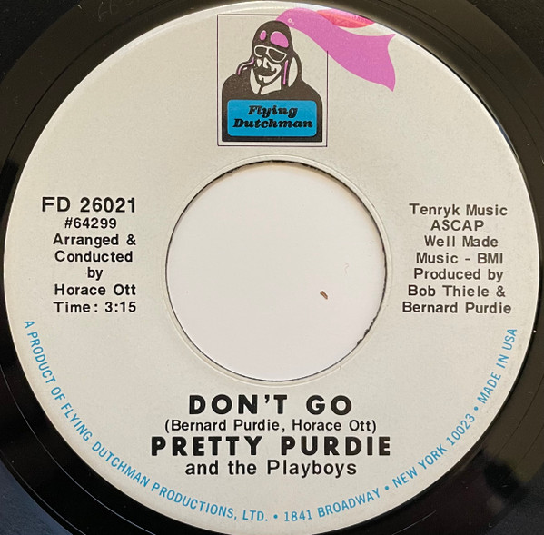 ladda ner album Pretty Purdie & The Playboys - Dont Go Song For Aretha