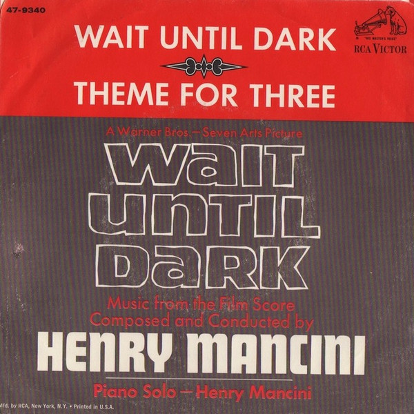 Henry Mancini And His Orchestra – Wait Until Dark (1967, Vinyl