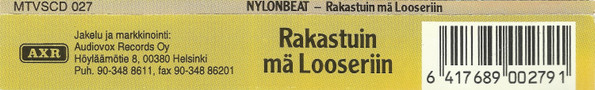 télécharger l'album Nylon Beat - Rakastuin Mä Looseriin