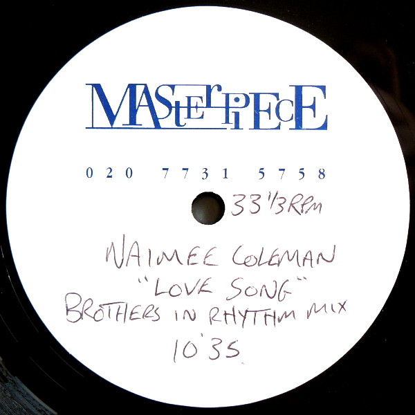 ladda ner album Naimee Coleman - Love Song Brothers In Rhythm Mix
