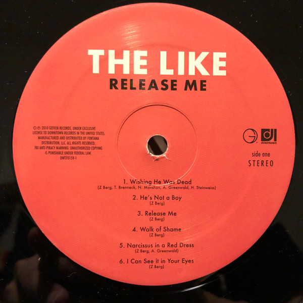 The Like / Release Me レコード LP 洋楽 レコード 本・音楽・ゲーム